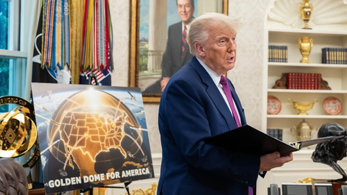 Трамп представляет проект «Золотой купол» — масштабную систему противоракетной обороны